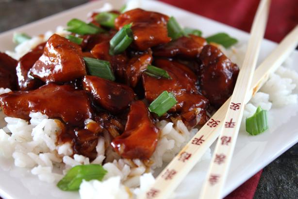 Bourbon chicken