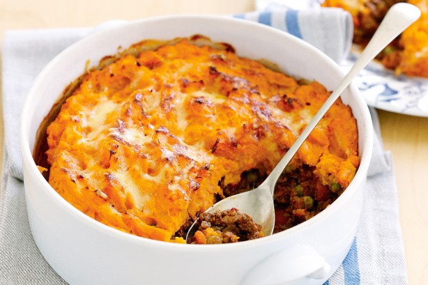 Cottage pie with sweet potato