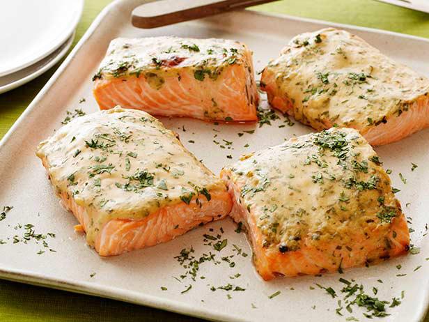 Mable Mustard Roasted Salmon
