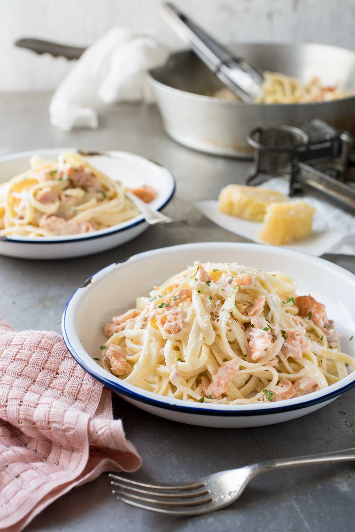 Salmon Alfredo